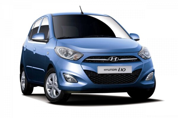 Hyundai blue in the form of pictures