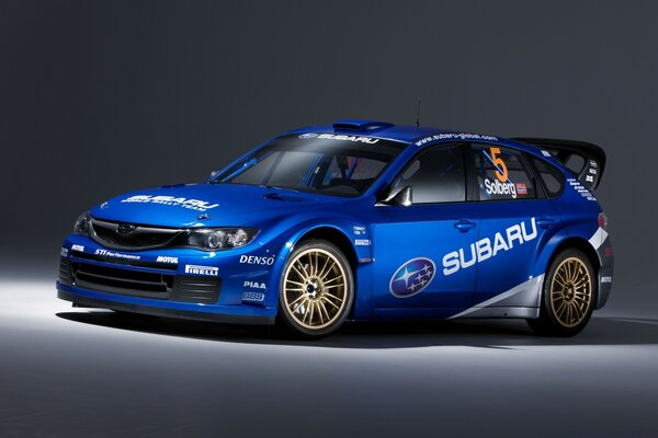 Subaru спорттық жарыс машинасы