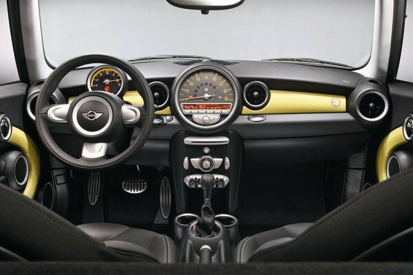 Dashboard of a modern car