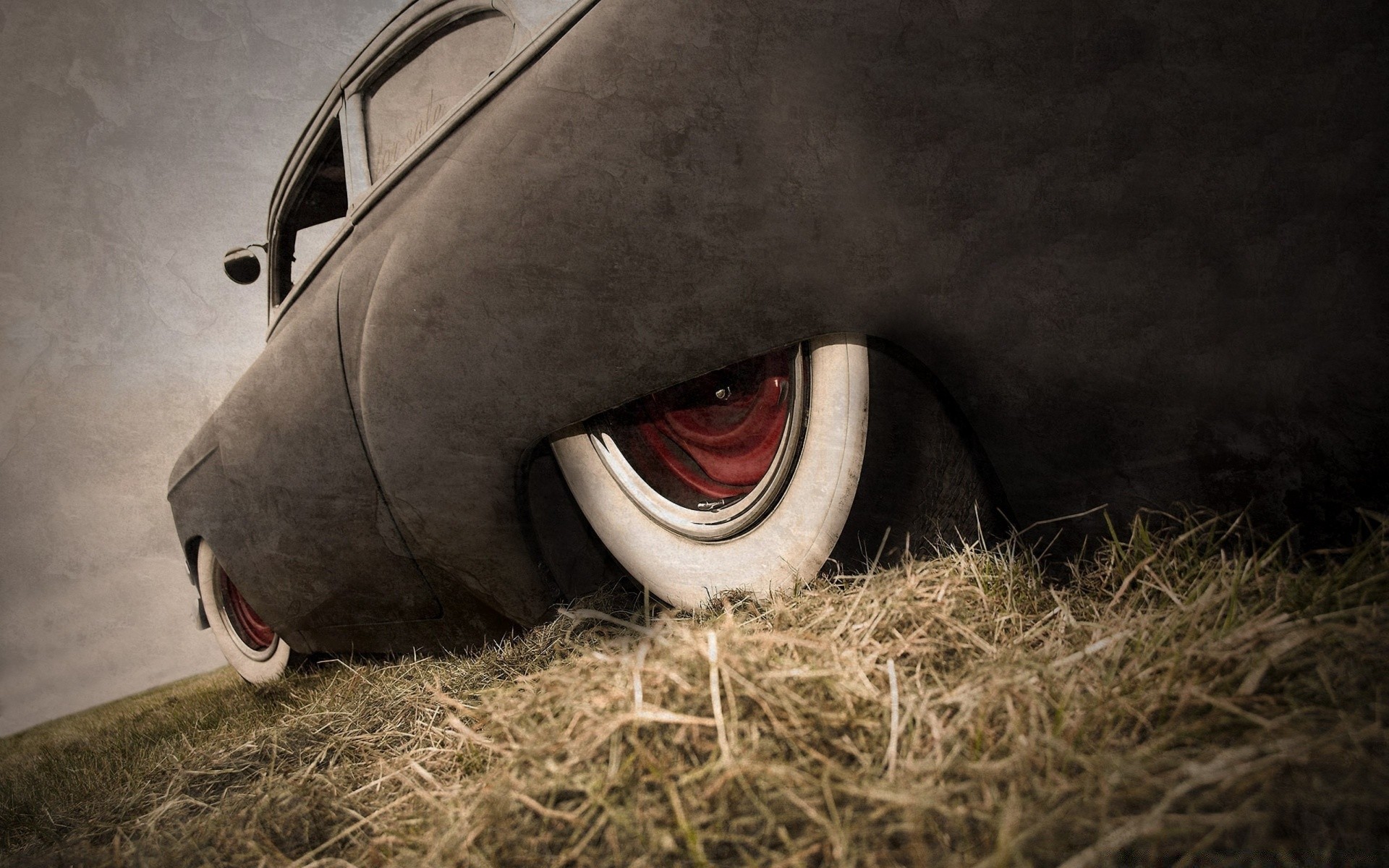 retro cars portrait