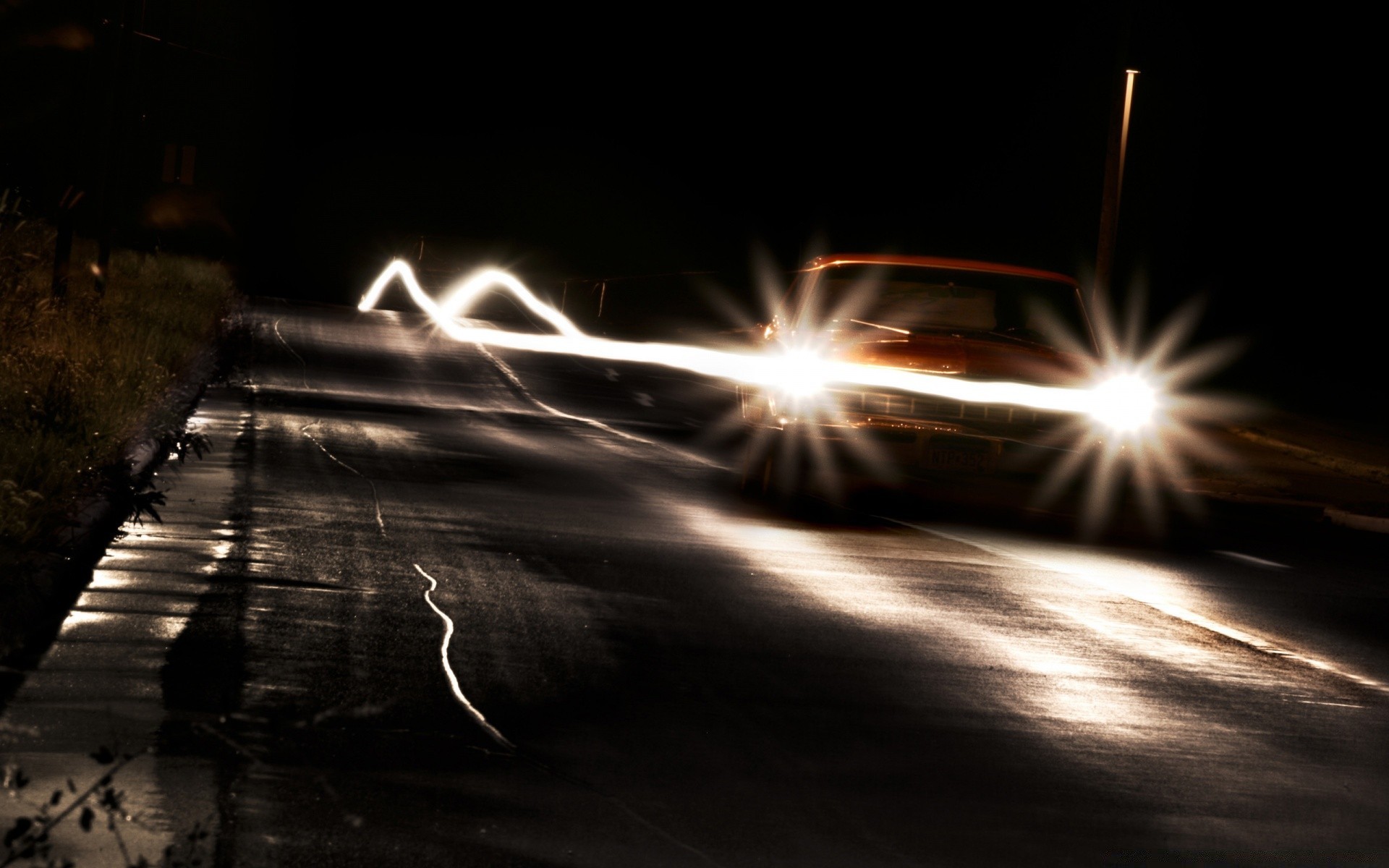 carros retro luz chama escuro paisagem rua flash cidade borrão noite estrada tráfego festival