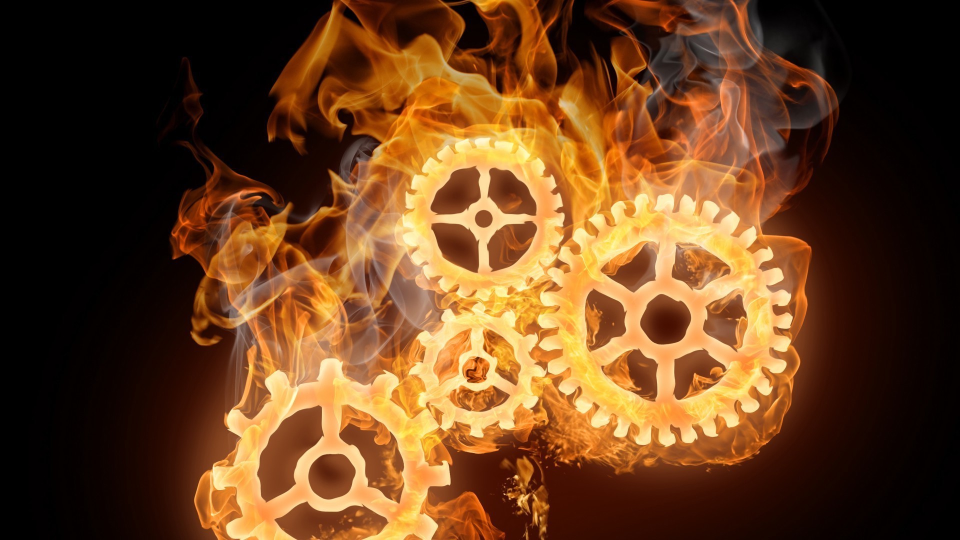 feu flamme chaleur engrenages chaud résumé énergie lumière conception danger luminescence mécanisme