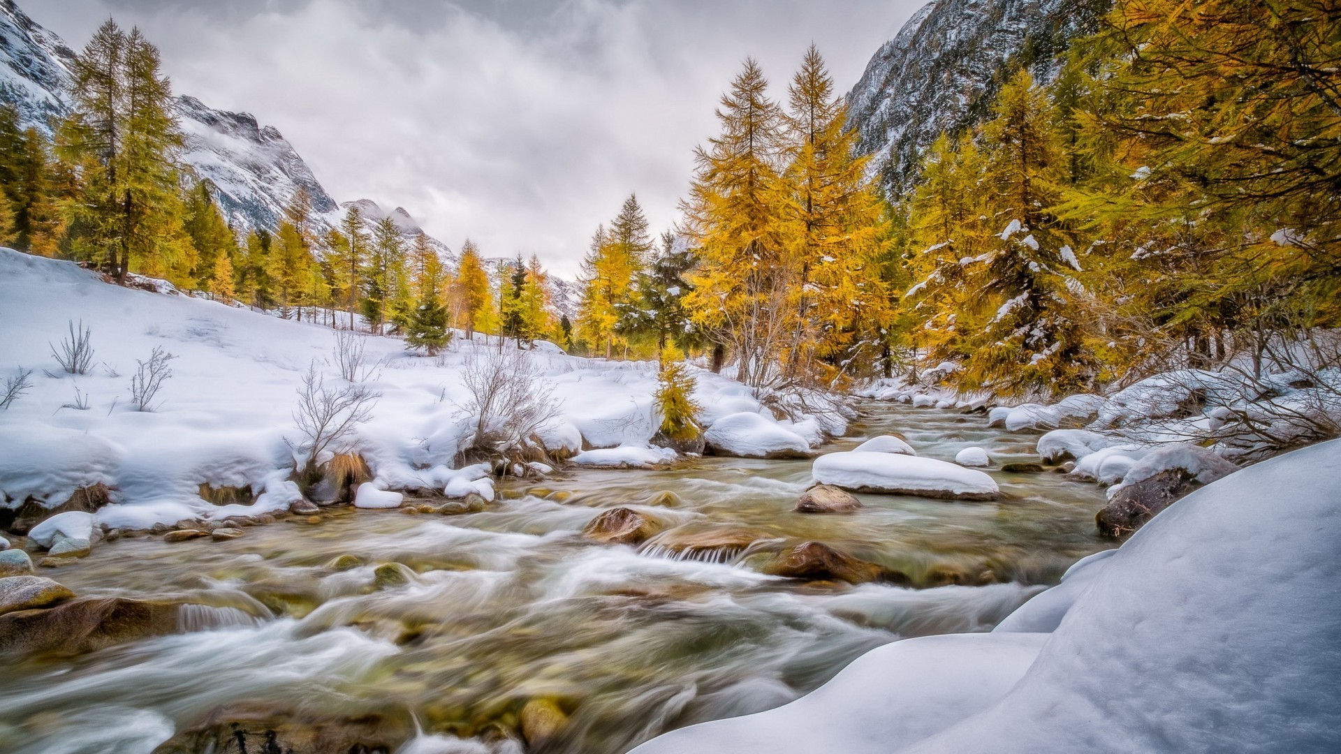 flüsse teiche und bäche teiche und bäche landschaft schnee holz landschaftlich natur baum herbst berge kälte winter jahreszeit im freien landschaft fluss park wasser umwelt gutes wetter