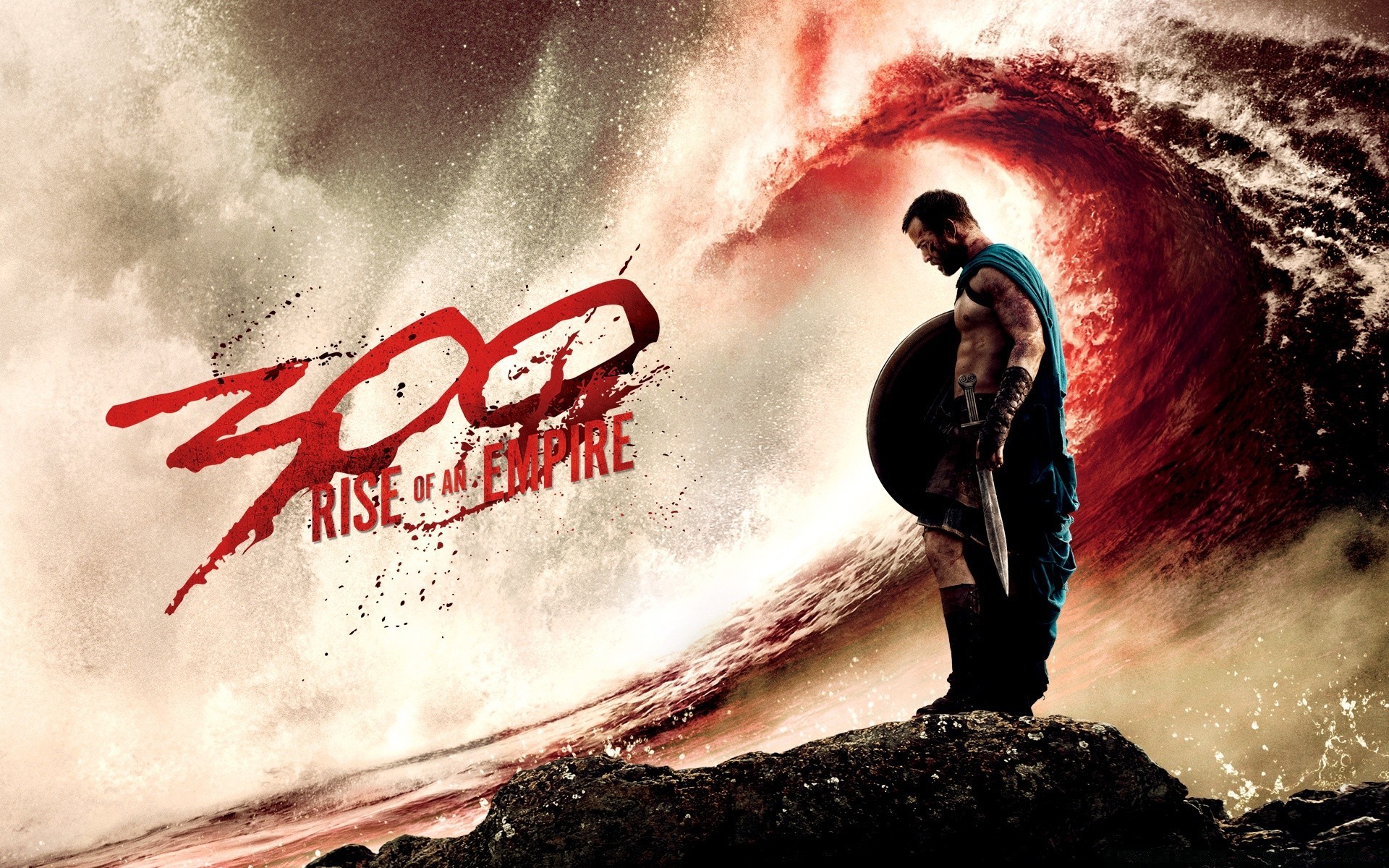 300 spartans illustration danger homme splash