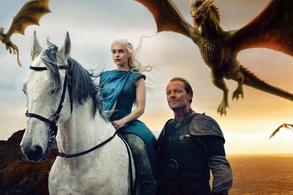 Der Bildschirmschoner der Serie Game of Thrones