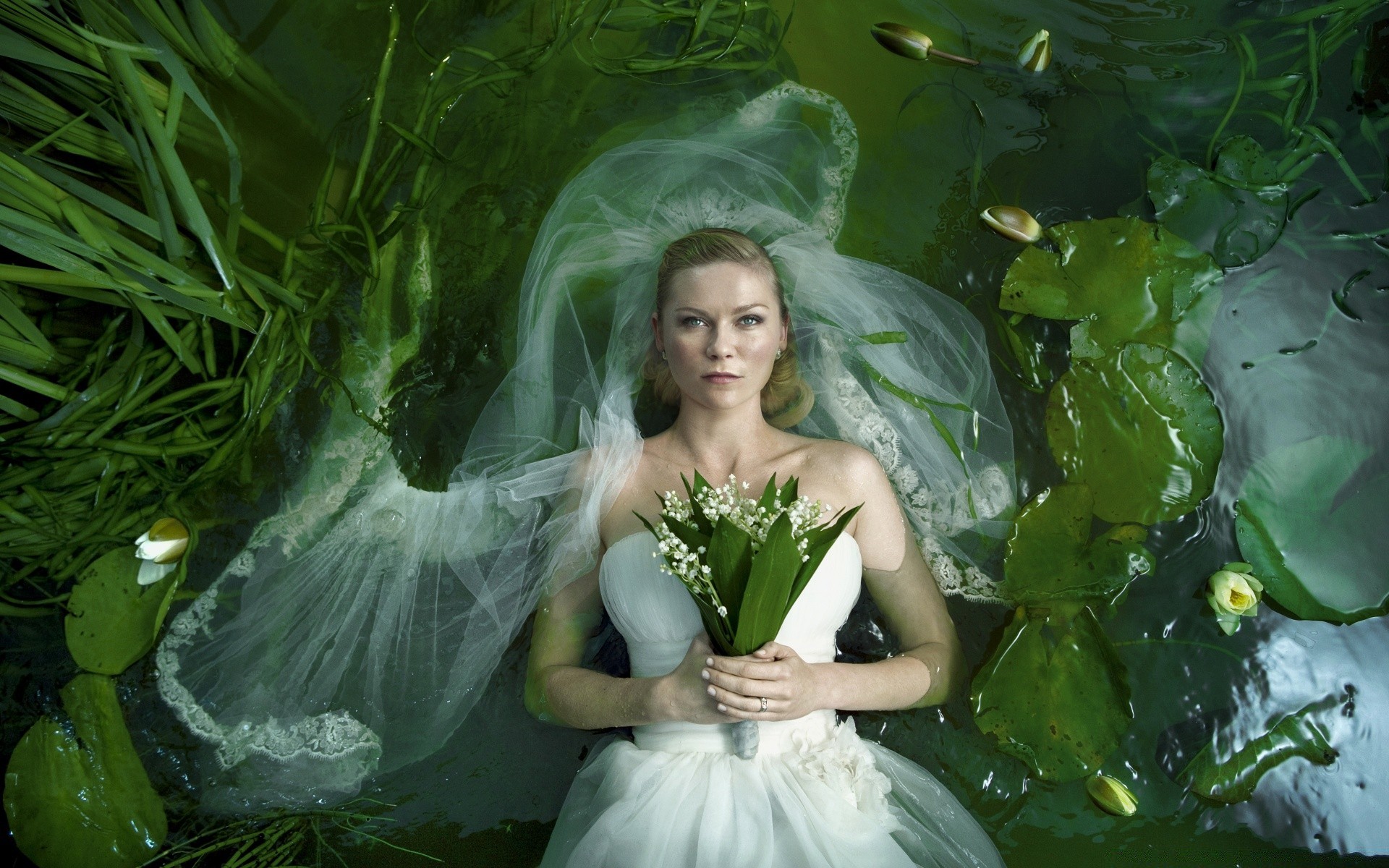 películas vestido flor boda novia naturaleza hermosa moda chica mujer hoja al aire libre retrato velo modelo verano nupcial glamour