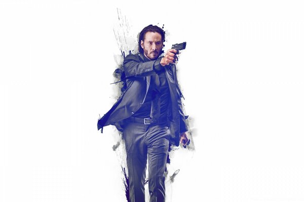 John Wick prêt pour le combat