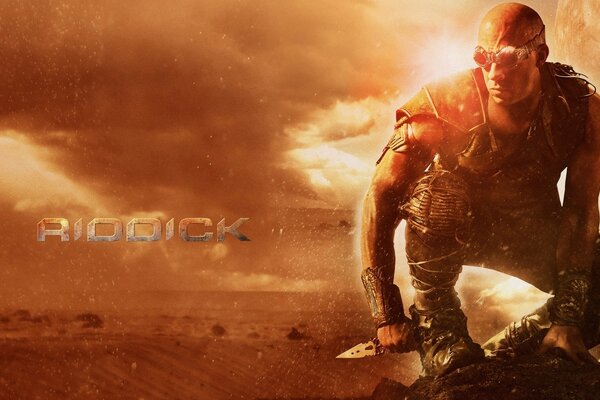 A shot from the exciting movie Riddick 