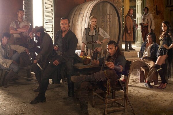 Black sails series cast