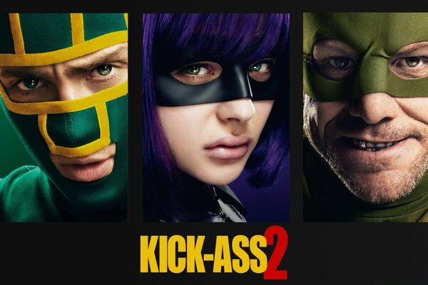 Superheroes in masks, the movie kick-ass