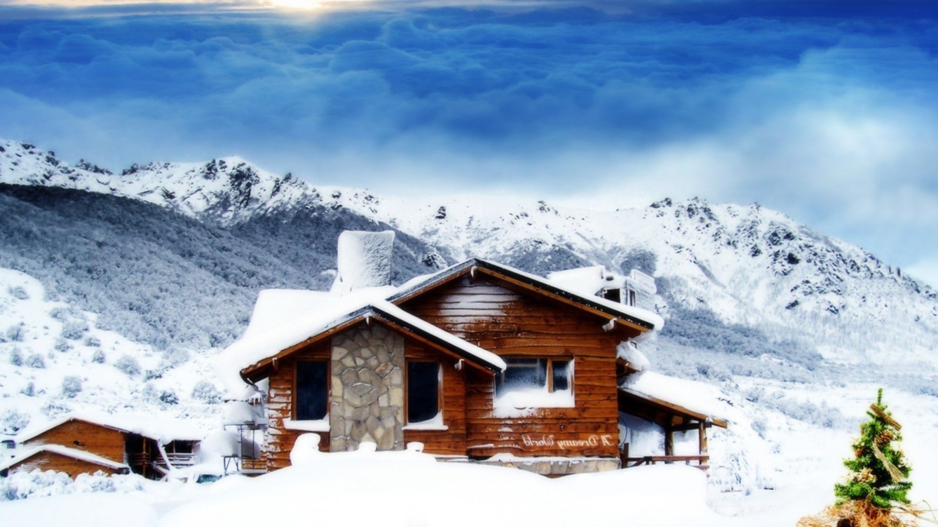 häuser und ferienhäuser schnee winter chalet hütte kälte bungalow berge resort kabine haus holz landschaftlich eis lodge gefroren alpine blockhaus verschneit berggipfel