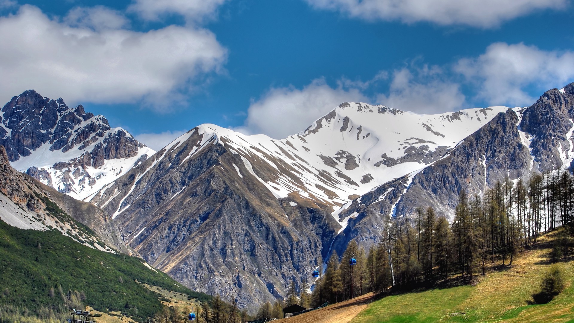 mountains snow mountain travel scenic mountain peak landscape high valley nature