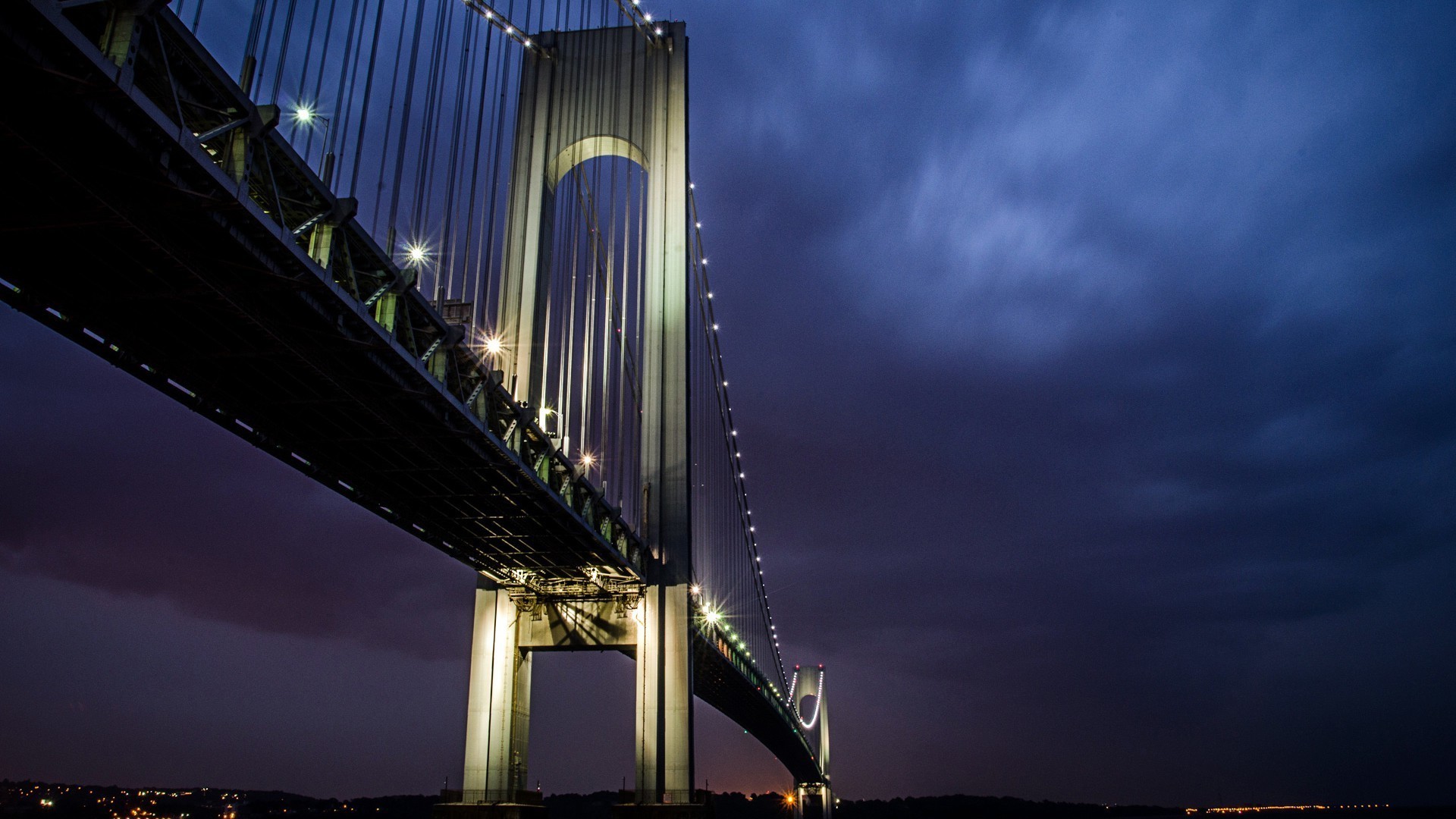 bridges architecture sky bridge city building travel urban downtown steel business transportation system dusk modern construction traffic connection outdoors cityscape evening