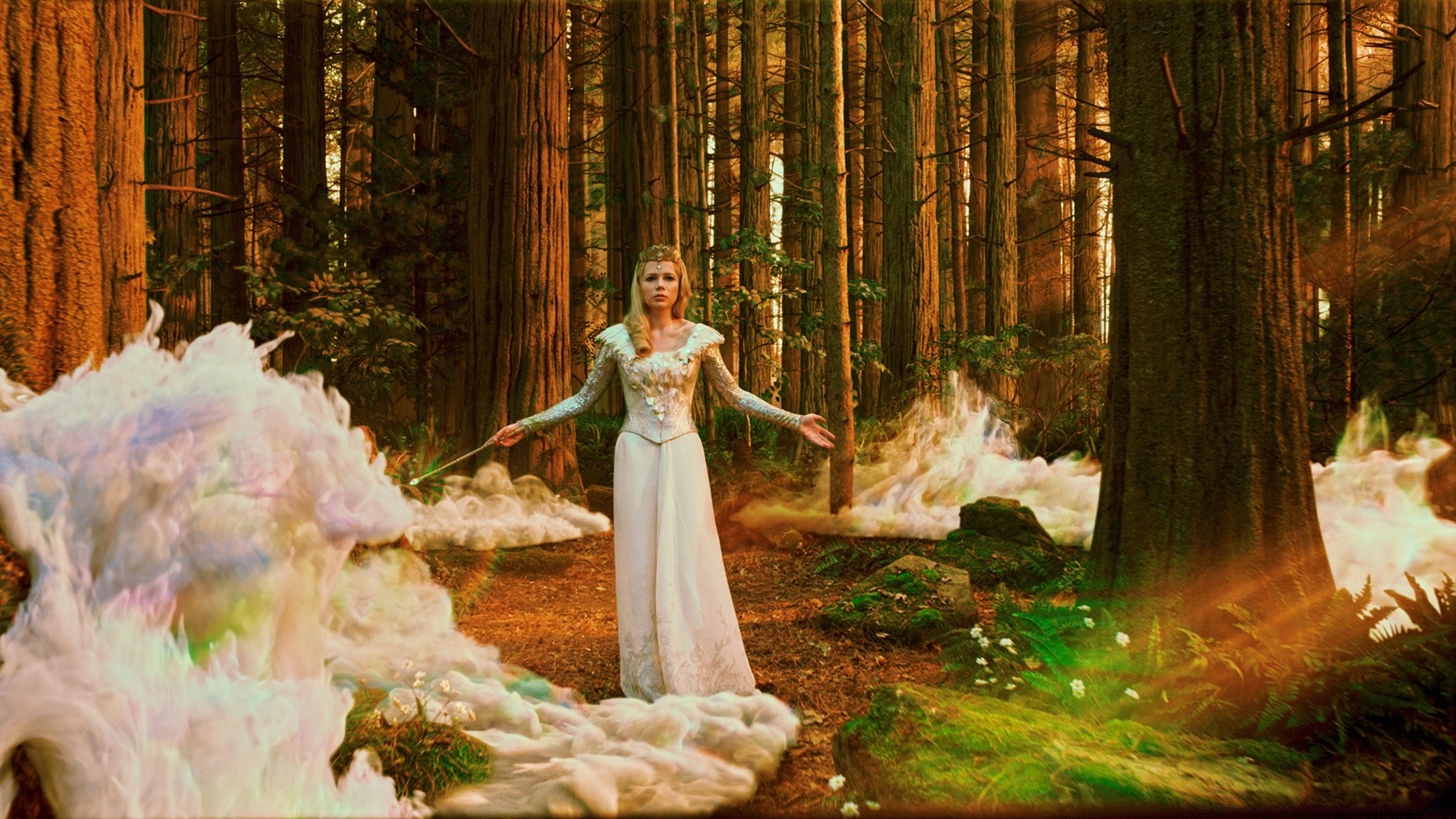 oz the great and powerful dress wedding girl woman bride wood fall nature adult outdoors fashion tree park