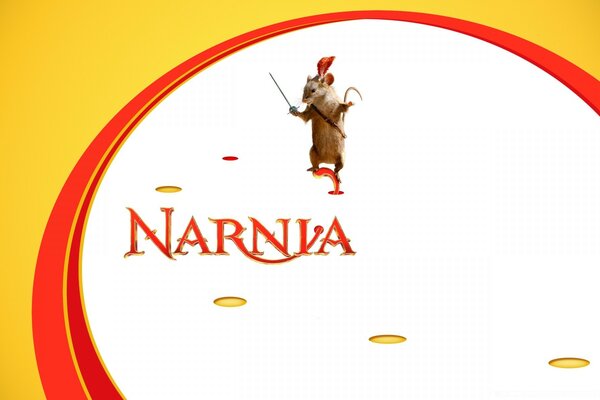 Ilustración de la película las crónicas de Narnia. Ratoncillo