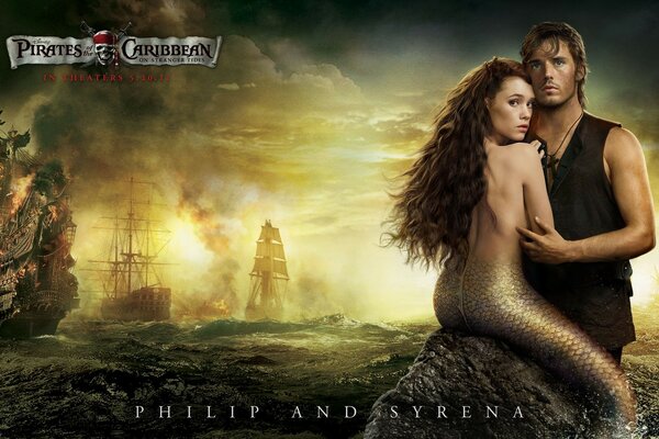 Piratas del Caribe: Philip y la sirena