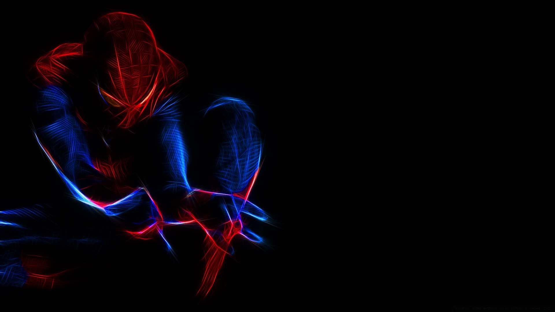 spider-man flamme rauch abstrakt kunst licht bewegung dynamisch form kurve verbrannt welle dunkel magie energie desktop design unschärfe wirkung heiß farbe