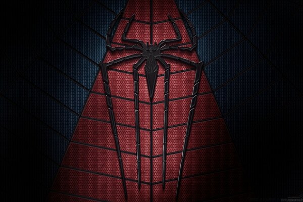 Logo sur le bureau spiderman