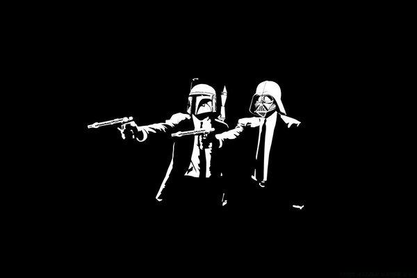 Star Wars Silhouetten von Helden