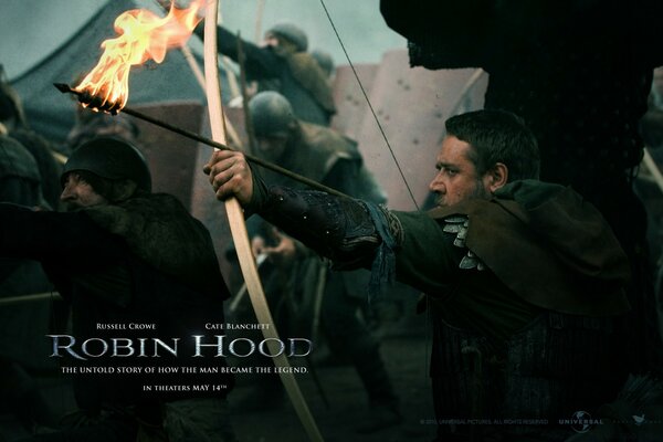 A shot from the movie Robin Hood