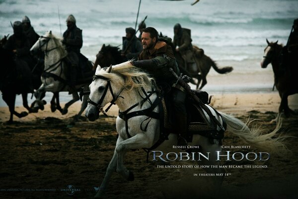 Battle on horseback with Robin Hood