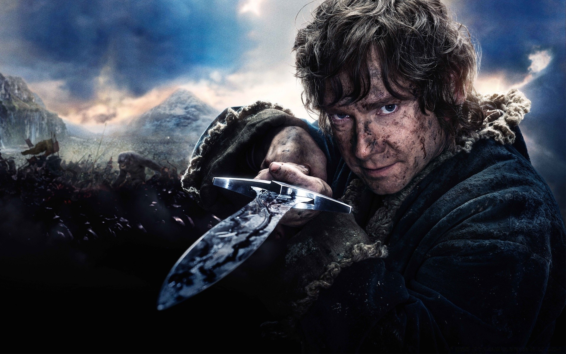 hobbit solo retrato adulto hombre