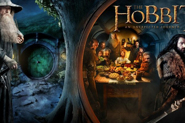 Naturaleza pintoresca en el mundo del Hobbit