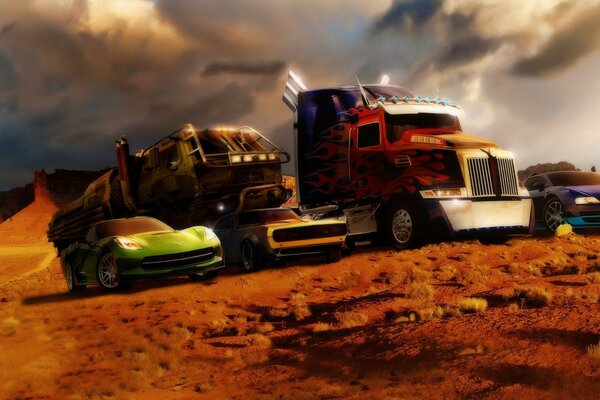 Cars are transformers. The Autobot Team