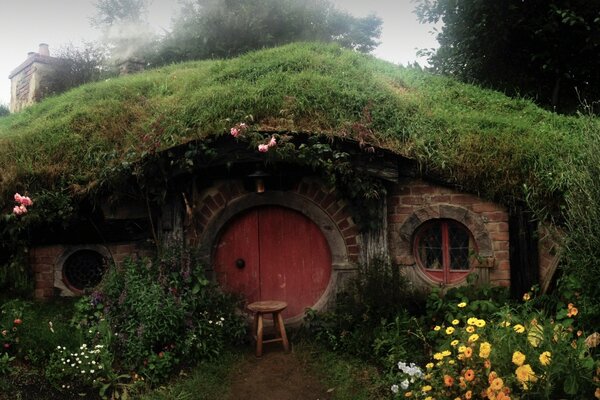 Maison pour les Hobbits dans la conception architecturale