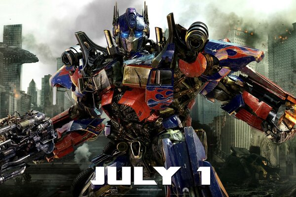 Transformers on the first of July. Confrontation