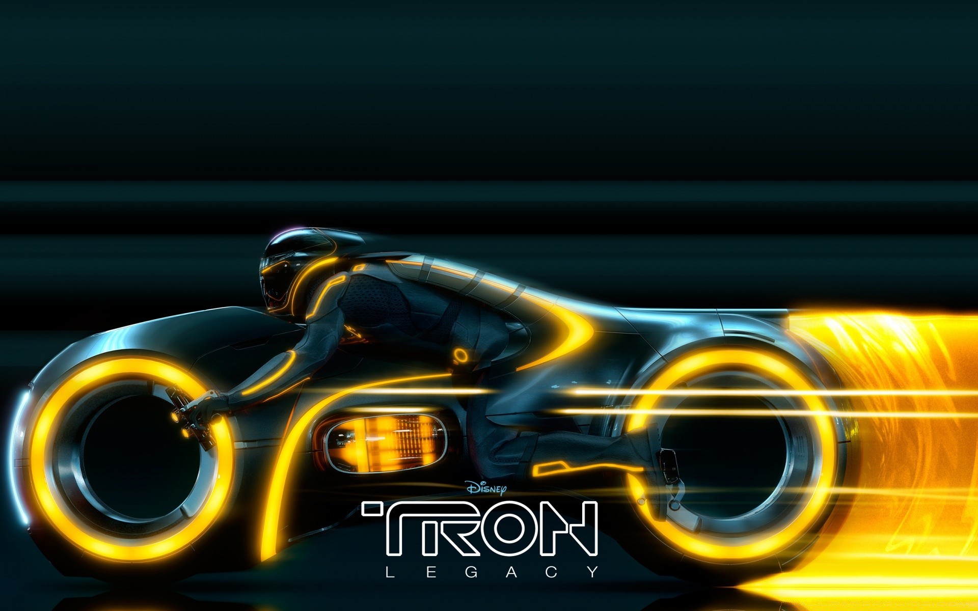 tron legacy shining abstract desktop blur futuristic technology art