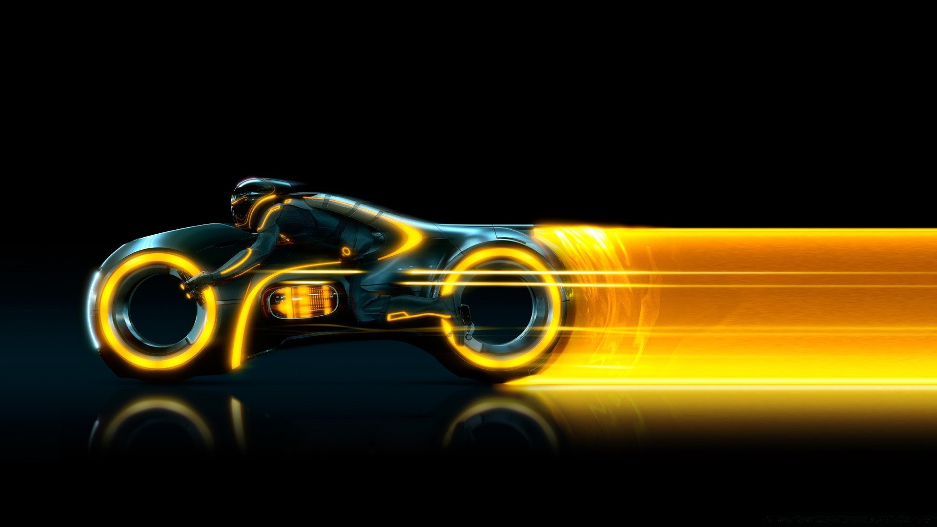 tron legacy desktop abstract motion art color car design