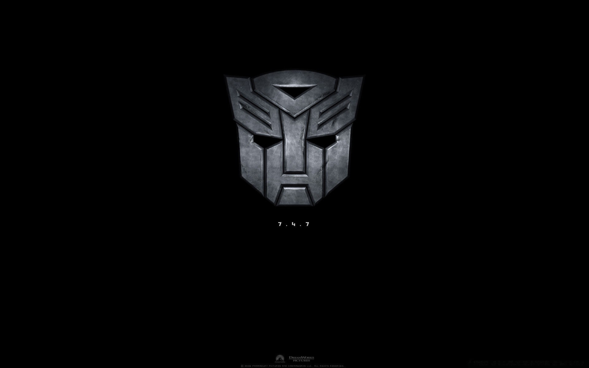 transformers dark man art symbol monochrome