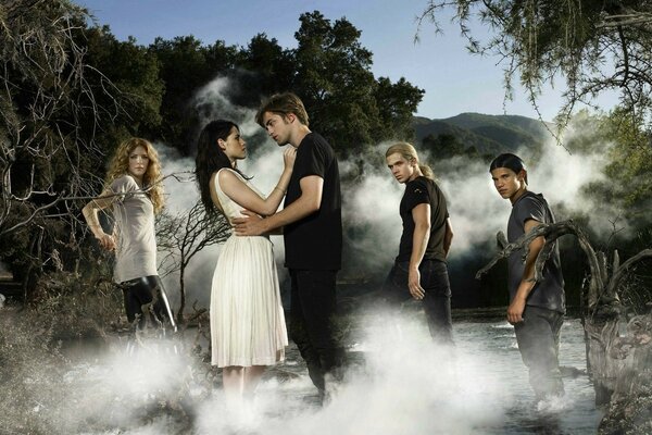  Una scena misteriosa del film Twilight .