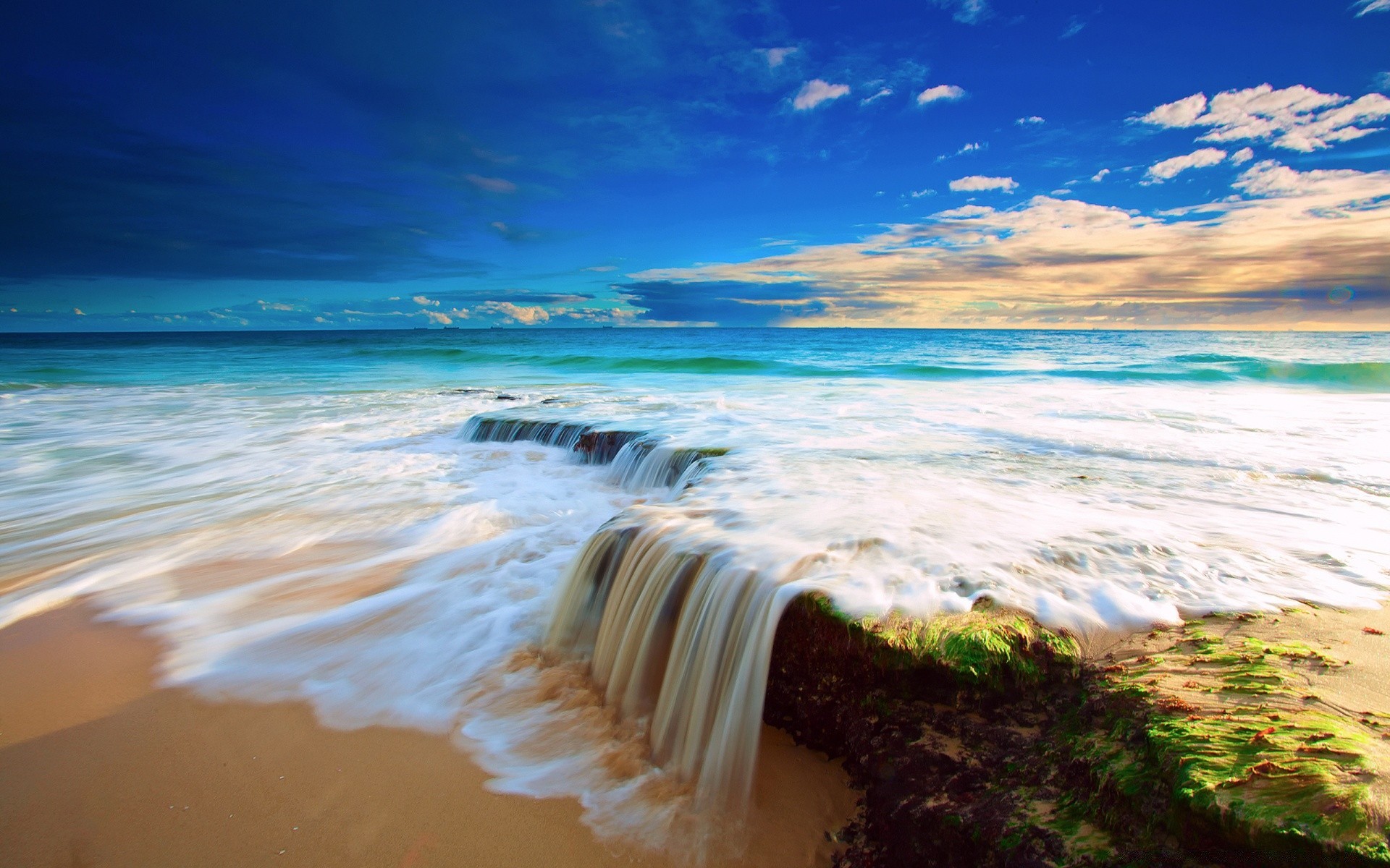 meer und ozean wasser strand reisen sand meer ozean landschaft meer brandung sonne sonnenuntergang tropisch himmel gutes wetter sommer urlaub insel welle