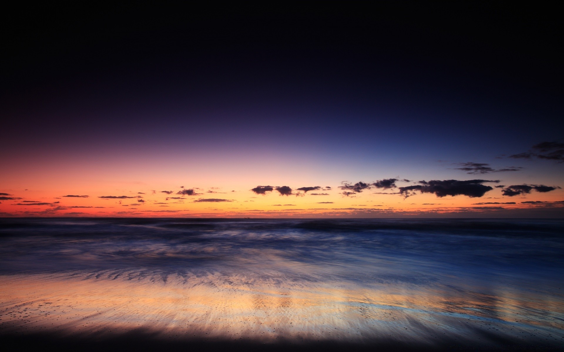 mare e oceano tramonto crepuscolo alba sera cielo mare acqua natura oceano paesaggio sole spiaggia luce scuro paesaggio lago