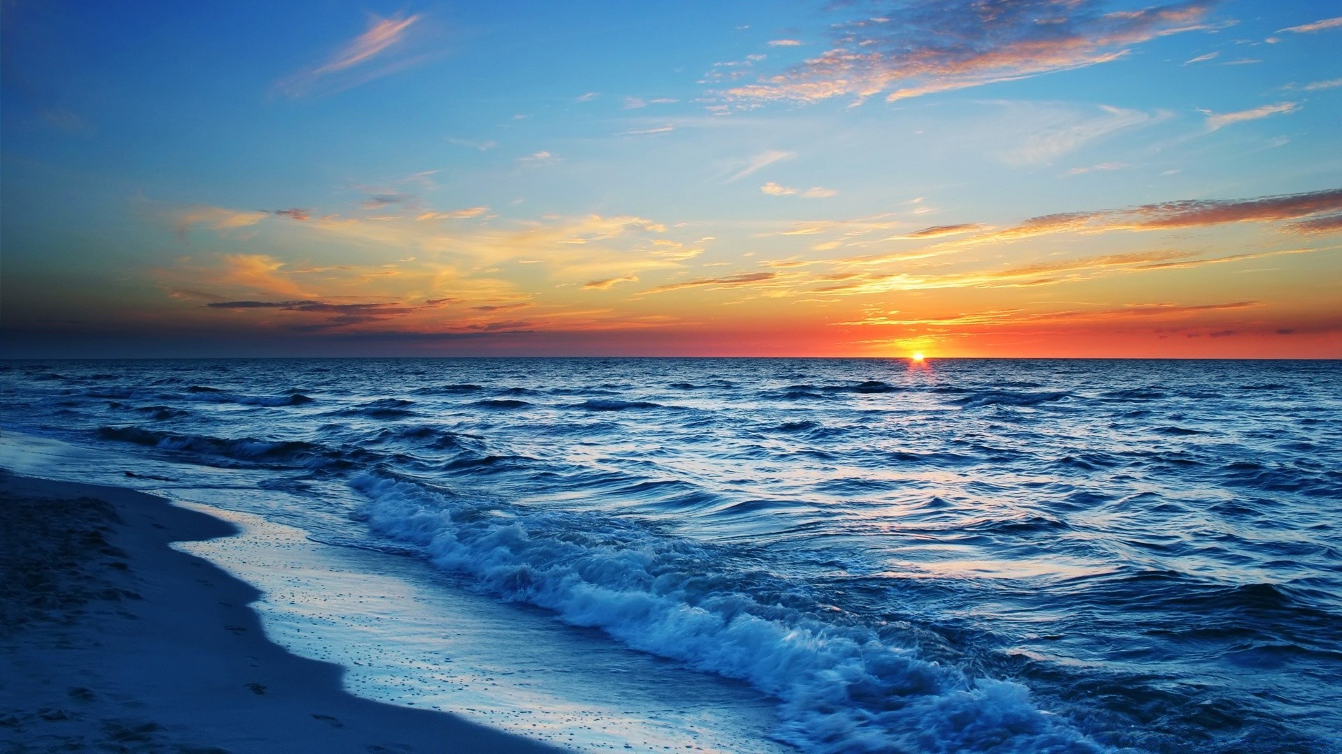 sea and ocean water sunset sun dusk fair weather sky sea dawn summer ocean nature travel evening beach surf