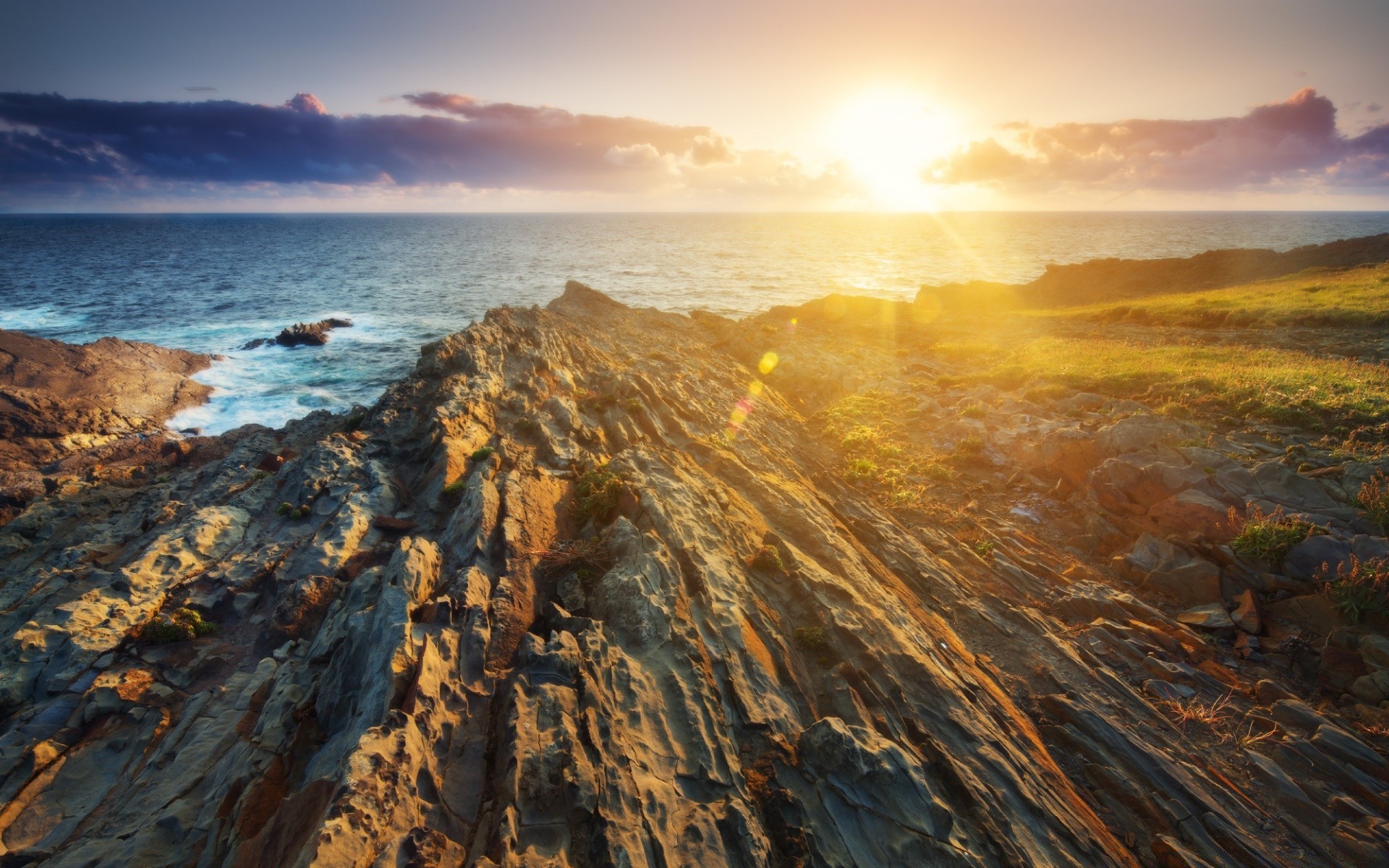 meer und ozean sonnenuntergang wasser meer ozean meer am abend dämmerung strand dämmerung reisen landschaft sonne himmel gutes wetter natur landschaftlich landschaft rock