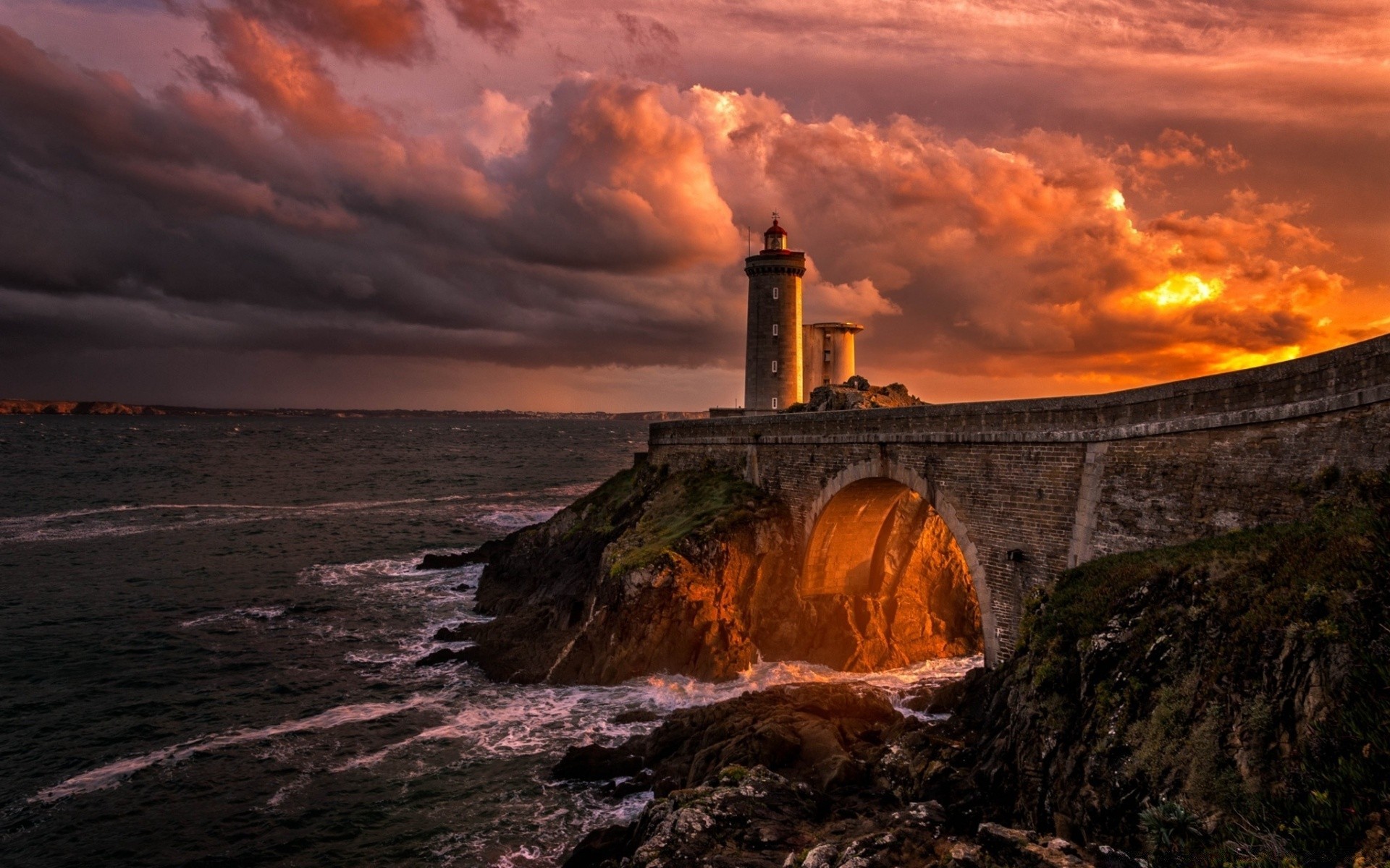 mare e oceano tramonto faro acqua sera viaggi crepuscolo alba cielo mare oceano mare spiaggia all aperto paesaggio architettura