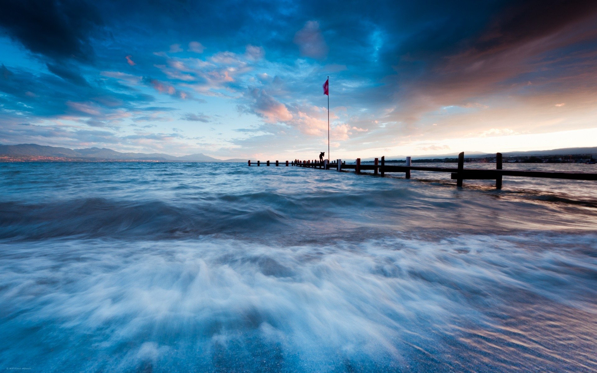 sea and ocean water sea ocean beach sunset sky seascape seashore dawn sun travel landscape cloud wave summer dusk nature surf pier