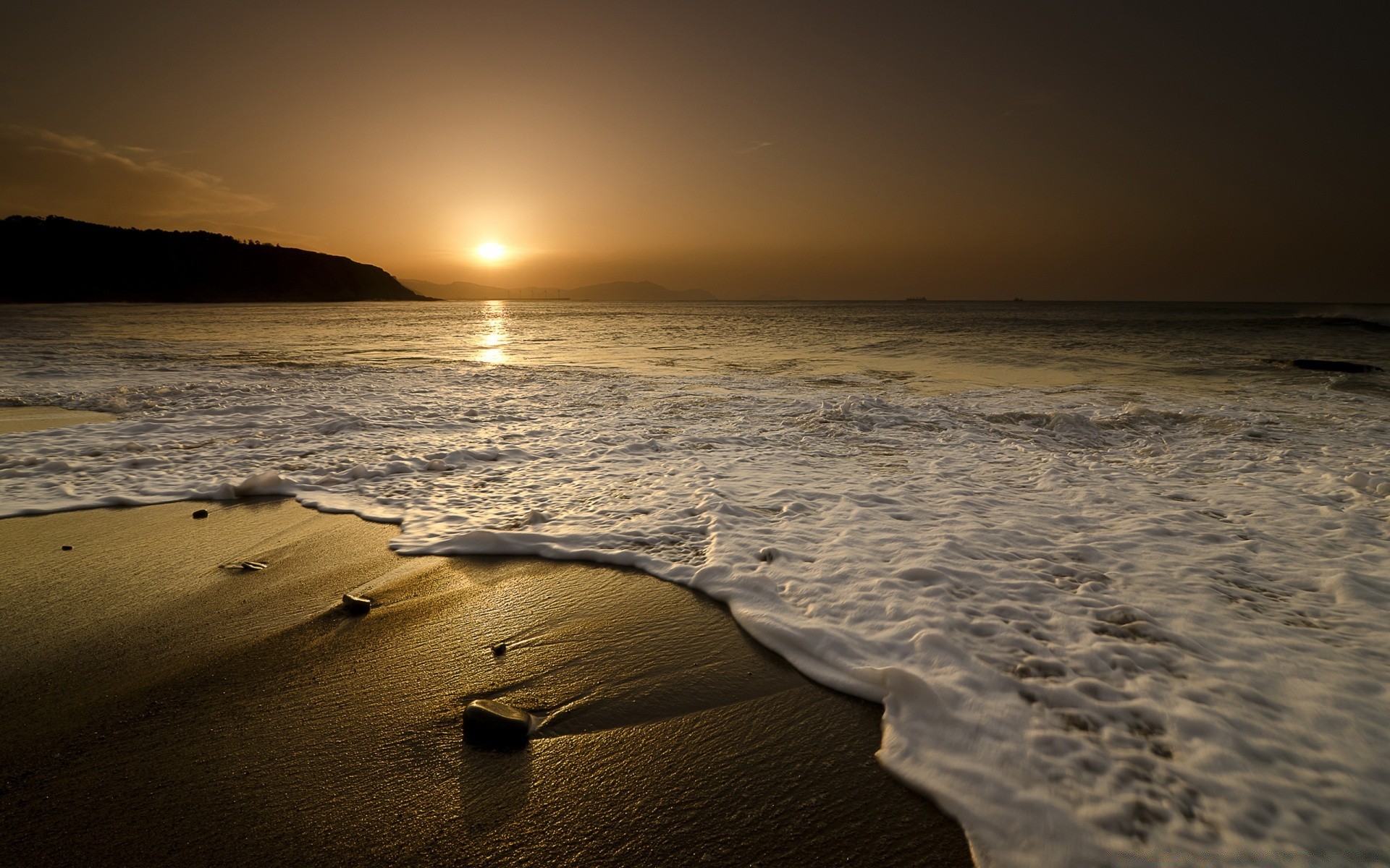 meer und ozean sonnenuntergang strand wasser dämmerung sonne ozean meer brandung sand dämmerung abend meer landschaft gutes wetter reisen himmel