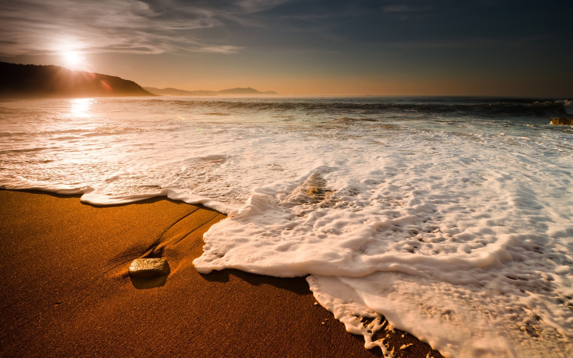 meer und ozean strand sand meer ozean sonnenuntergang wasser meer brandung sonne landschaft welle gutes wetter dämmerung küste reisen urlaub landschaft natur flut