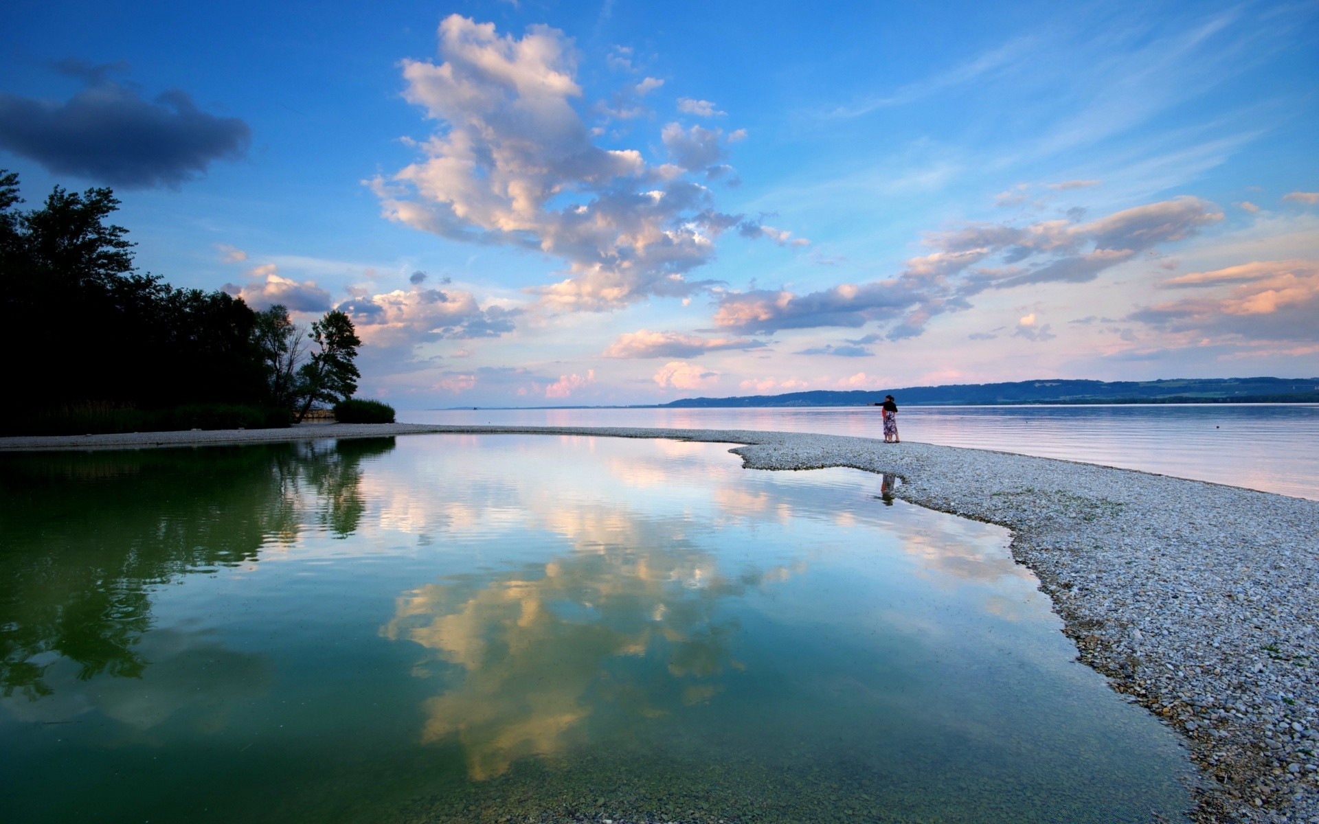 sea and ocean water landscape nature sky sunset dawn lake sun beach summer travel cloud reflection fair weather tree outdoors