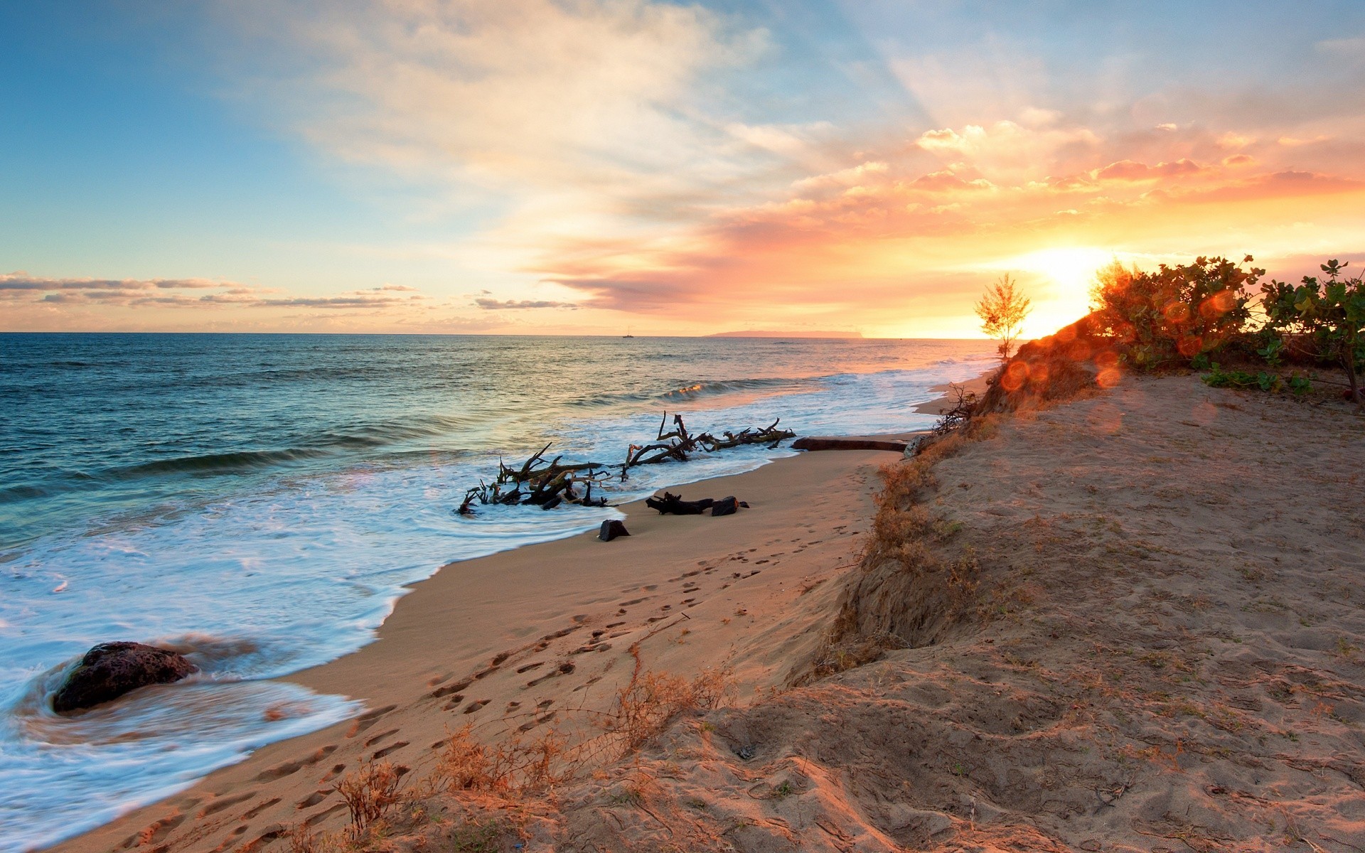 meer und ozean strand wasser meer sonnenuntergang meer ozean reisen sand sonne landschaft himmel landschaft sommer