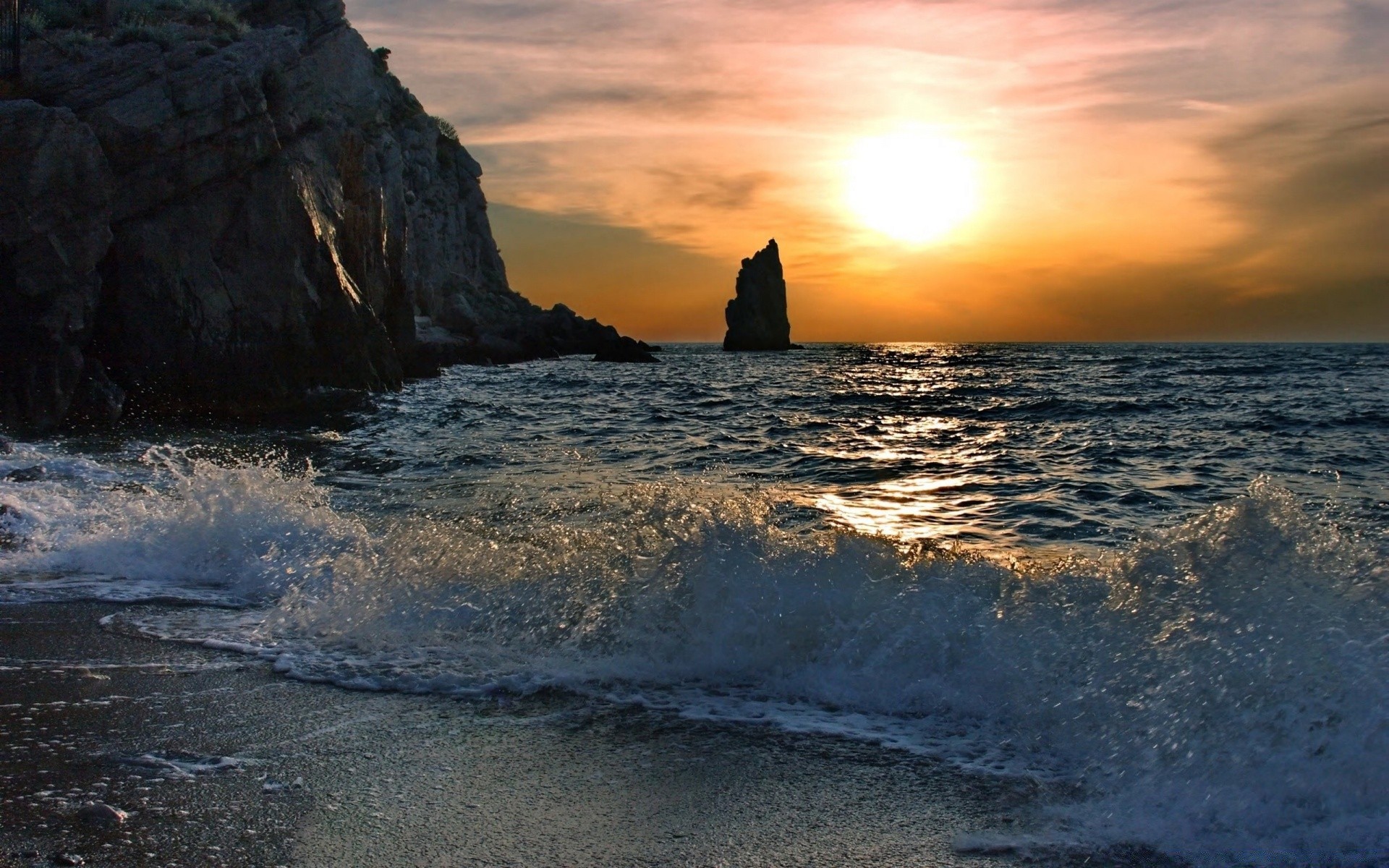 mare e oceano acqua tramonto mare oceano mare spiaggia sera surf crepuscolo alba paesaggio viaggi sole paesaggio natura onda cielo bel tempo