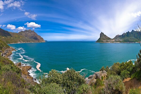 Beautiful landscape of the summer sea