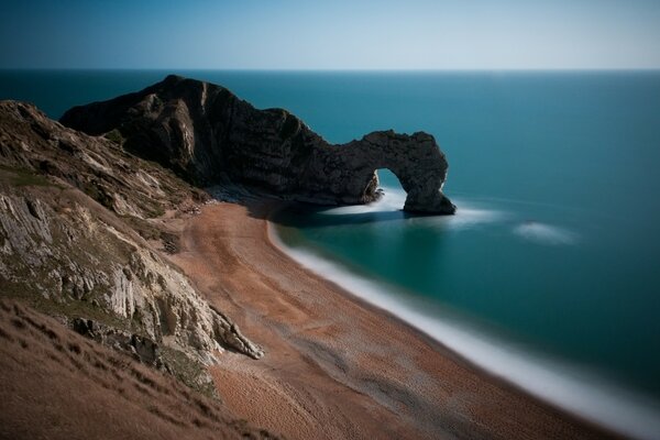 Sandy hills on the seashore