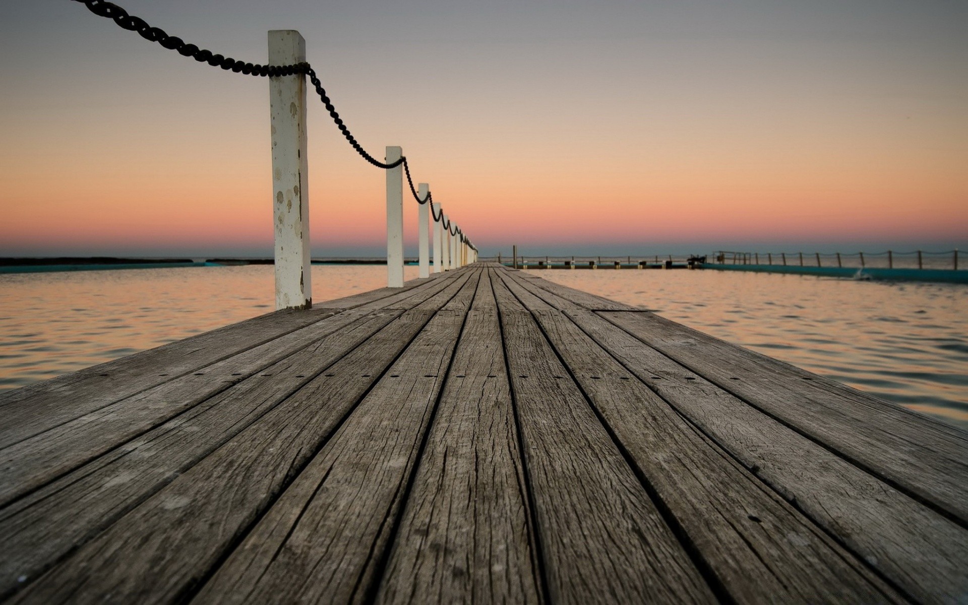 meer und ozean wasser holz pier strand aus holz meer ozean himmel sommer sonne sonnenuntergang meer