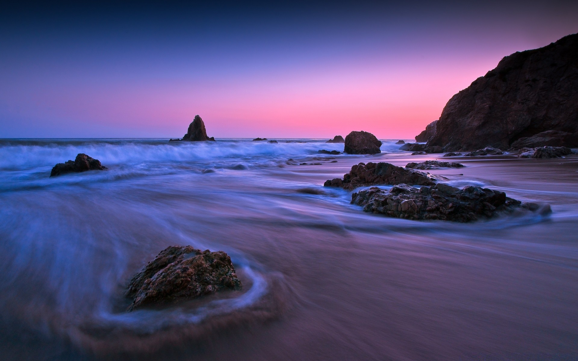 mer et océan coucher de soleil eau plage océan mer crépuscule soir aube mer paysage voyage paysage ciel soleil rock