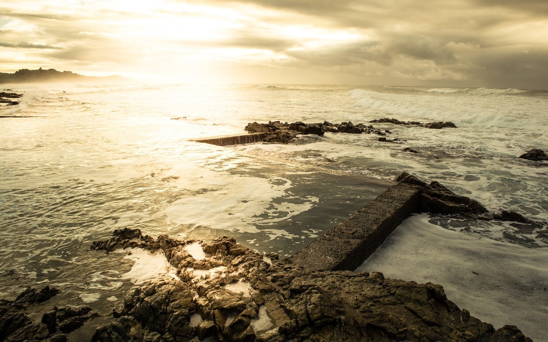 sea and ocean water beach sunset sea ocean seascape dawn sand seashore landscape dusk sky evening travel sun surf storm nature cloud